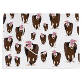 Vulture vogels Pattern Groot Cadeauzakje (Voorkant)