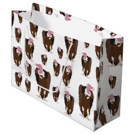 Vulture vogels Pattern Groot Cadeauzakje