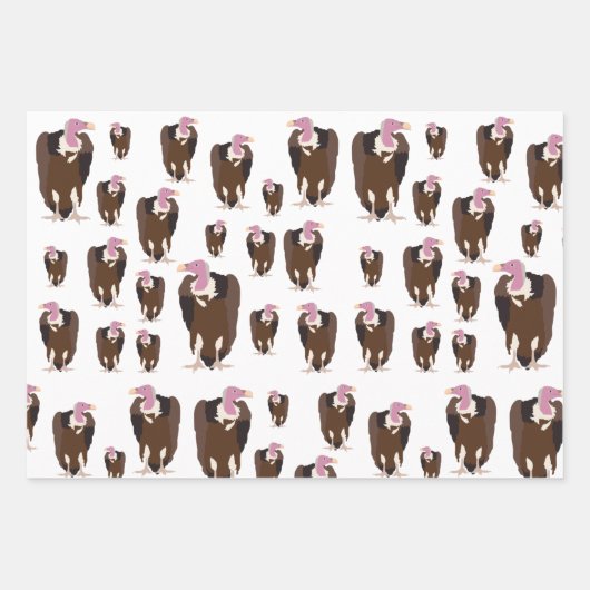 Vulture vogels Pattern Inpakpapier Vel (Voorkant)