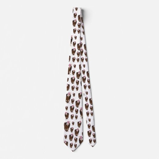 Vulture vogels Pattern Stropdas (Voorkant)