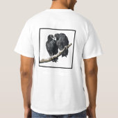 Vulturen in de familieboom t-shirt (Achterkant)