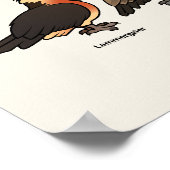 Vulturen van de wereld van Birdorable Poster (Hoek)