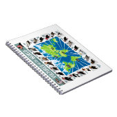 Vulturen van de Wereldkaart Notitieboek (Rechterzijde)