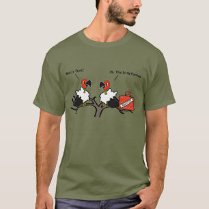 Vultures Carrion Carry-on Luggage Cartoon T-shirt