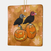 Vultures Celebrate Halloween! Keramisch Ornament (Links)