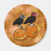 Vultures Celebrate Halloween! Magneet (Voorkant)