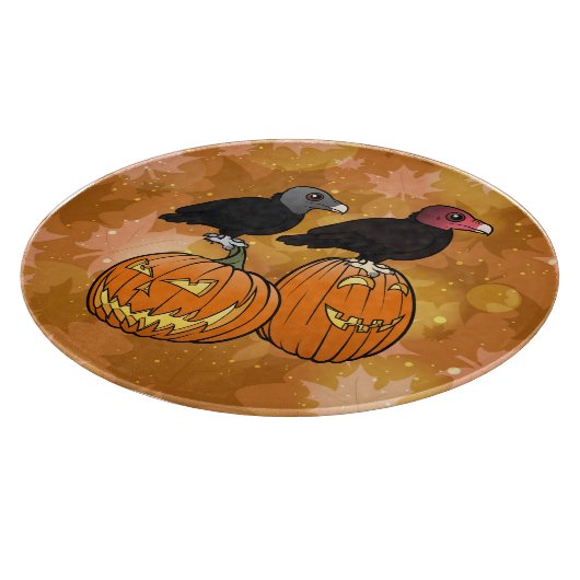 Vultures Celebrate Halloween! Snijplank (Hoek)