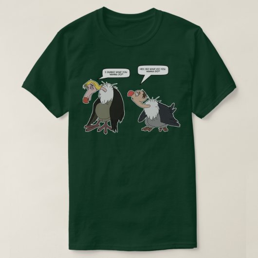 Vultures Ik weet niet wat je wilt doen met Triblen T-shirt (Design voorkant)