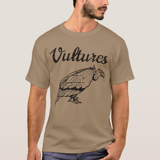 Vultures New Wave Punk Rock friend T-shirt (Voorkant)