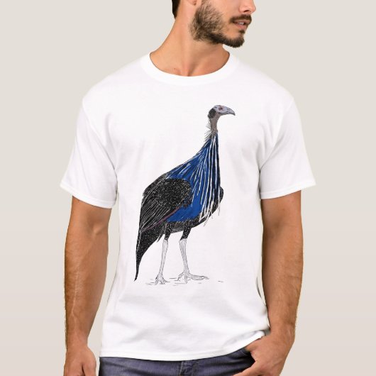 Vulturine Guineafowl T-shirt (Voorkant)