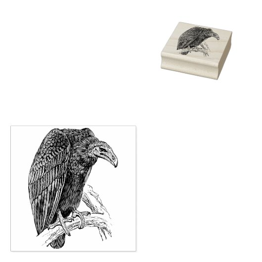 Vultuur Rubberstempel (Gestempeld)