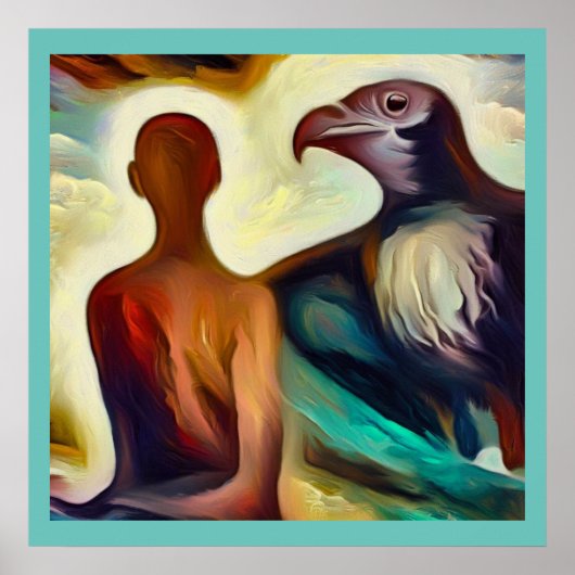 Vultuur van gedistilleerde dieren 2 poster (Voorkant)