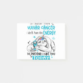 Vulvar Cancer Awareness Month Ribbon Gifts Post-it® Notes (Voorkant)