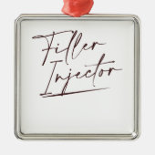 Vulvulinjector Cosmetische injectienaaldzweren Metalen Ornament (Voorkant)