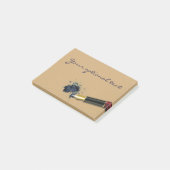 Vulvulvulpen met inktbundel post-it® notes (Schuin)