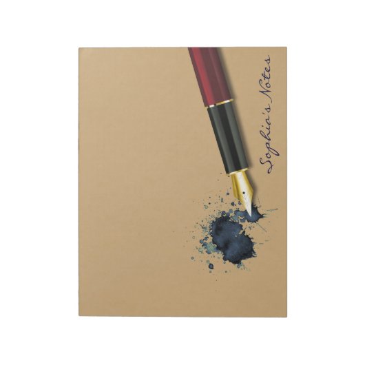 Vulvulvulpen met inktsleuf - Notitieblok (Linkerzijde)