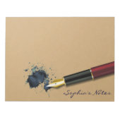 Vulvulvulpen met inktsleuf - Notitieblok (Voorkant)