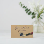 Vulvulvulpen met inktsleuf - Visitekaartje (Staand voorkant)