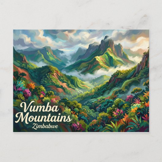 Vumba Mountains Zimbabwe Briefkaart (Voorkant)