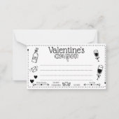 Vun aangepaste Valentijn/Jubileum paar coupons Notitiekaartje (Voorkant)