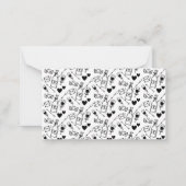 Vun aangepaste Valentijn/Jubileum paar coupons Notitiekaartje (Achterkant)