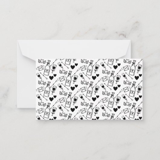 Vun aangepaste Valentijn/Jubileum paar coupons Notitiekaartje (Achterkant)