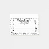 Vun aangepaste Valentijn/Jubileum paar coupons Post-it® Notes (Voorkant)