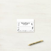 Vun aangepaste Valentijn/Jubileum paar coupons Post-it® Notes (Op bureau)