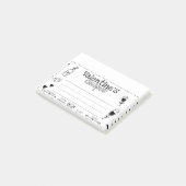 Vun aangepaste Valentijn/Jubileum paar coupons Post-it® Notes (Schuin)