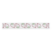 Vun aardbeien Ribbon Grosgrain Lint (Voorkant)