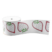 Vun aardbeien Ribbon Grosgrain Lint (Spoel)