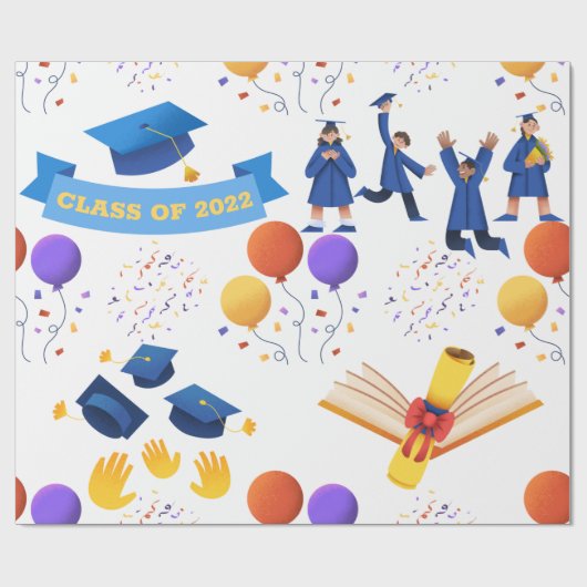 vun Afstuderen klasse van Cadeaupapier (Vlak)