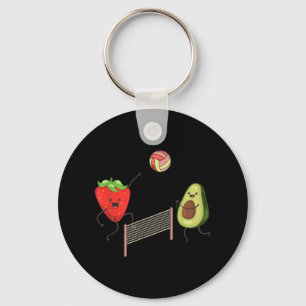 Vun Avocado-T-shirt voor volleyball-cadeau Sleutelhanger