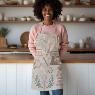 Vun bakken en koken gereedschap Grijs Schort