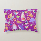 Vun Beach Magenta Accent Pillow Accent Kussen (Voorkant)