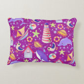 Vun Beach Magenta Accent Pillow Accent Kussen (Achterkant)