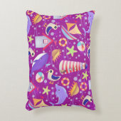 Vun Beach Magenta Accent Pillow Kussen (Voorkant(Verticaal))