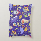 Vun Beach Navy Accent Pillow Kussen (Achterkant (Verticaal))