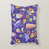 Vun Beach Navy Accent Pillow Kussen (Voorkant(Verticaal))