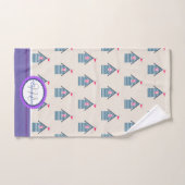 Vun Beach Navy Bath-handdoekset Bad Handdoek (Handdoek)