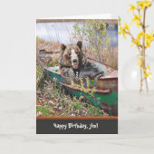 Vun Birthday Beer in Boat Kaart (Gele Bloem)