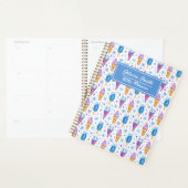 Vun blauw en Paarse sneeuw en ijskap Planner (Display)