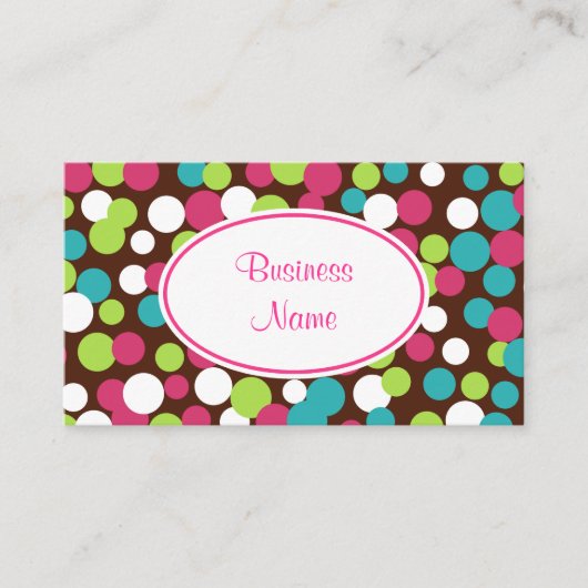 Vun Bouncing Stip Visitekaartje (Voorkant)