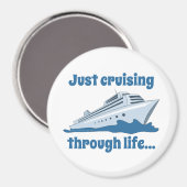 Vun Cruise Ship Cruising Stateroom Deurmarkering Magneet (Voorkant / Achterkant)