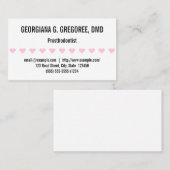 Vun, eenvoudig Visitekaartje voor prothesist (Voorkant / Achterkant)