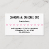 Vun, eenvoudig Visitekaartje voor prothesist (Voorkant)