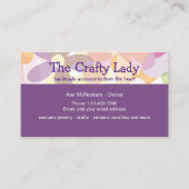 Vun- en ambachtelijke benodigdheden visitekaartje (Voorkant)