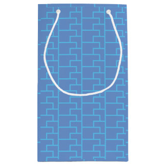 Vun en helder kleurrijk geometrisch patroon klein cadeauzakje