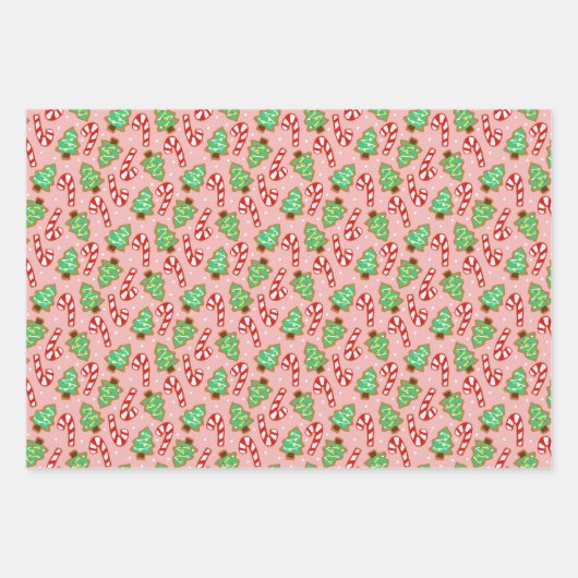 Vun- en kerstinpakpapier inpakpapier vel (Voorkant 2)