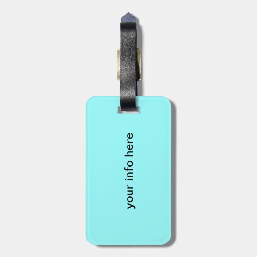 Vun en kleurrijke vlinder bagagelabel (Achterkant verticaal)